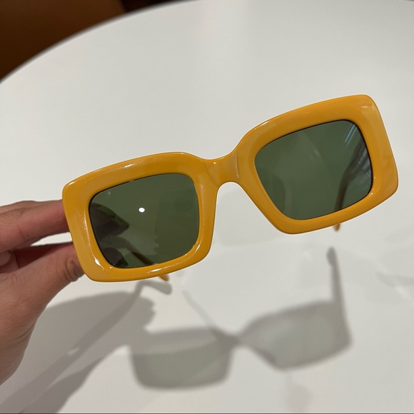Raen Flatscreen Unisex Yellow/Green Sunglasses - Picture 4 of 9